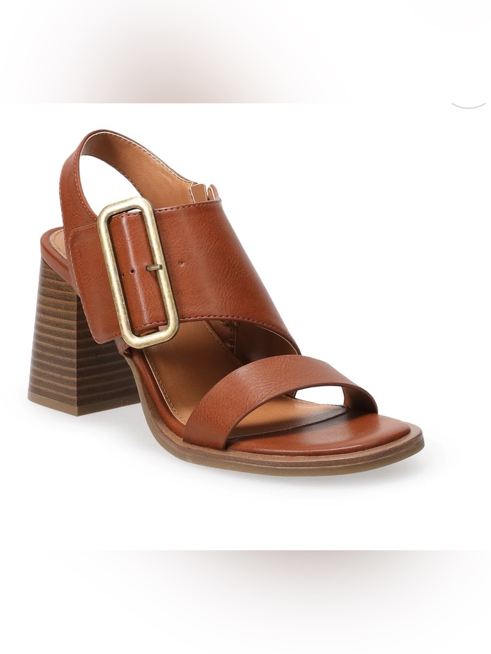 Sonoma Goods For Life® Long Buckle Women's Heeled Sandals , size 8 1/2